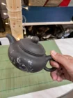Чайник глиняный, 350 мл, Певчий, черный